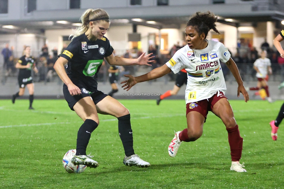 Sturm Damen - St. Poelten
OEFB Frauen Bundesliga, 5. Runde, SK Sturm Graz Damen - SKN St. Poelten, Trainingszentrum Messendorf, 06.10.2023. 

Foto zeigt Elena Koessler (Sturm Damen)
