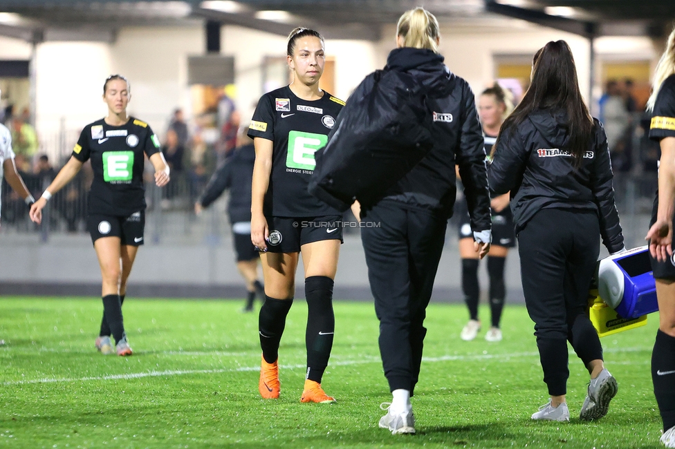 Sturm Damen - St. Poelten
OEFB Frauen Bundesliga, 5. Runde, SK Sturm Graz Damen - SKN St. Poelten, Trainingszentrum Messendorf, 06.10.2023. 

Foto zeigt Ruzika Krajinovic (Sturm Damen)
