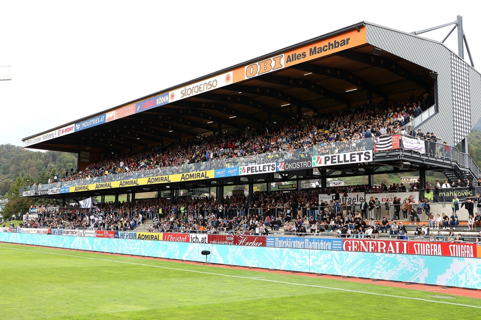 Wolfsberg - Sturm Graz
Oesterreichische Fussball Bundesliga, 10. Runde, Wolfsberger AC - SK Sturm Graz, Lavanttal-Arena Wolfsberg, 08.10.2023. 

Foto zeigt die Lavanttal-Arena
