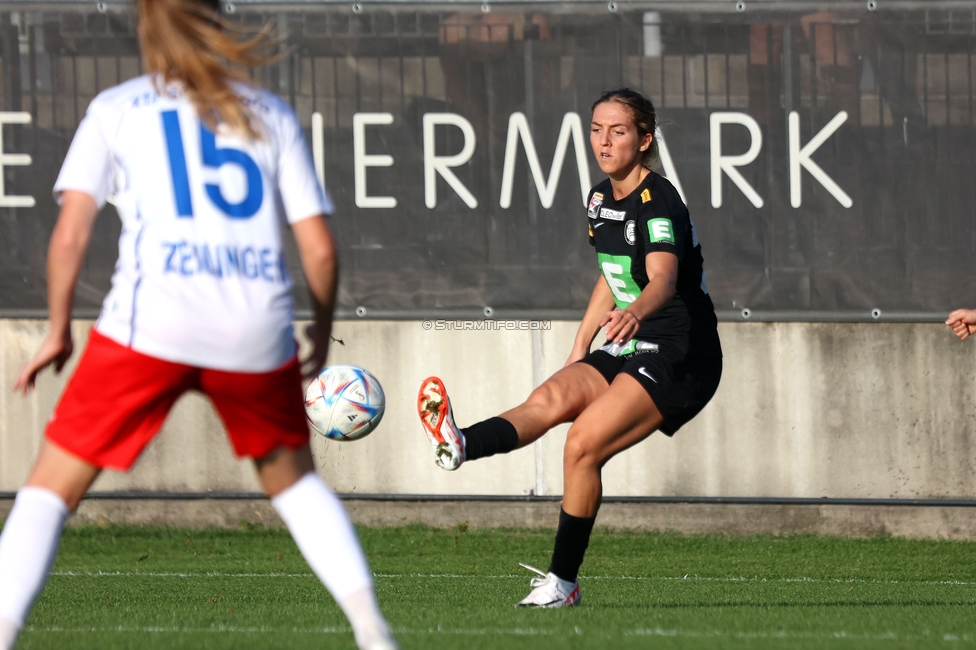 Sturm Damen - Blau Weiss Linz
OEFB Frauen Bundesliga, 6. Runde, SK Sturm Graz Damen - FC Blau Weiss Linz Union Kleinmuenchen, Trainingszentrum Messendorf, 14.10.2023. 

Foto zeigt Modesta Uka (Sturm Damen)
