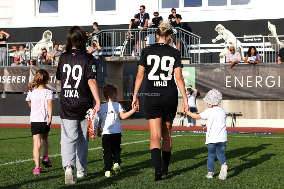 Sturm Damen - Blau Weiss Linz
OEFB Frauen Bundesliga, 6. Runde, SK Sturm Graz Damen - FC Blau Weiss Linz Union Kleinmuenchen, Trainingszentrum Messendorf, 14.10.2023. 

Foto zeigt Modesta Uka (Sturm Damen)
