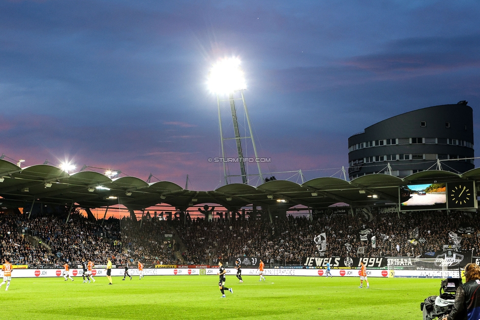 Sturm Graz - Hartberg
Oesterreichische Fussball Bundesliga, 11. Runde, SK Sturm Graz - TSV Hartberg, Stadion Liebenau Graz, 21.10.2023. 

Foto zeigt eine Innenansicht im Stadion Liebenau
