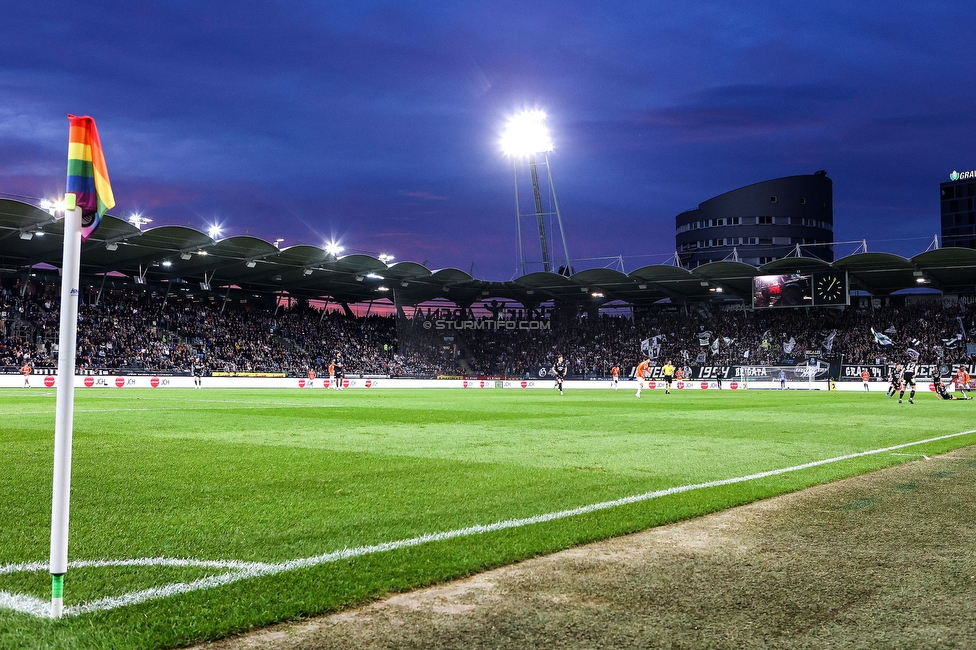 Sturm Graz - Hartberg
Oesterreichische Fussball Bundesliga, 11. Runde, SK Sturm Graz - TSV Hartberg, Stadion Liebenau Graz, 21.10.2023. 

Foto zeigt eine Innenansicht im Stadion Liebenau
Schlüsselwörter: fairplay