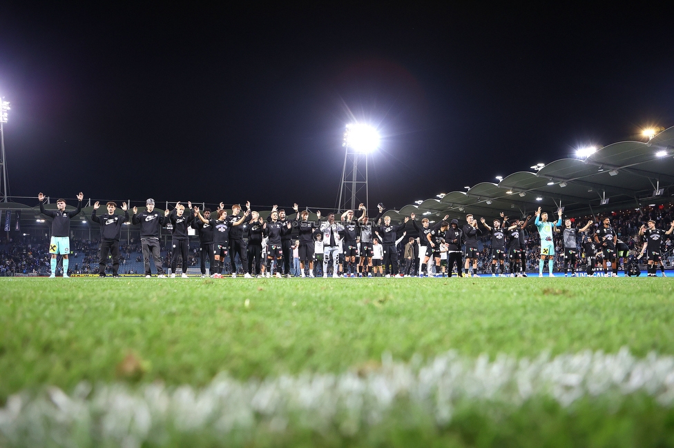 Sturm Graz - Hartberg
Oesterreichische Fussball Bundesliga, 11. Runde, SK Sturm Graz - TSV Hartberg, Stadion Liebenau Graz, 21.10.2023. 

Foto zeigt die Mannschaft von Sturm
