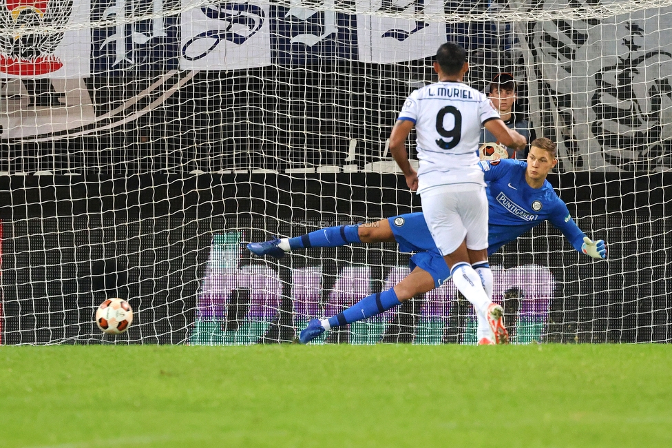 Sturm Graz - Atalanta
UEFA Europa League Gruppenphase 3. Spieltag, SK Sturm Graz - Atalanta Bergamo, Stadion Liebenau Graz, 26.10.2023. 

Foto zeigt Kjell Scherpen (Sturm)
Schlüsselwörter: elfmeter