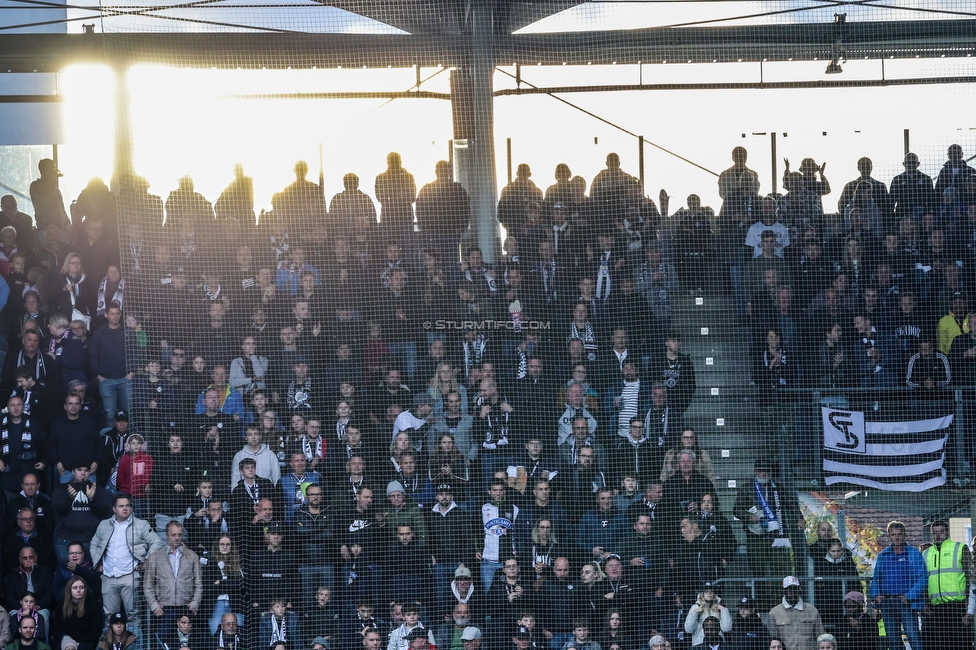 Sturm Graz - Austria Wien
Oesterreichische Fussball Bundesliga, 12. Runde, SK Sturm Graz - FK Austria Wien,  Stadion Liebenau Graz, 29.10.2023. 

Foto zeigt Fans von Sturm
