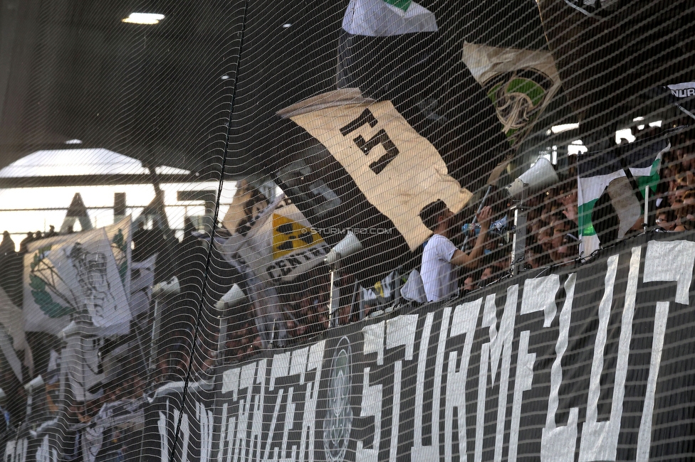 Sturm Graz - Austria Wien
Oesterreichische Fussball Bundesliga, 12. Runde, SK Sturm Graz - FK Austria Wien,  Stadion Liebenau Graz, 29.10.2023. 

Foto zeigt Fans von Sturm
