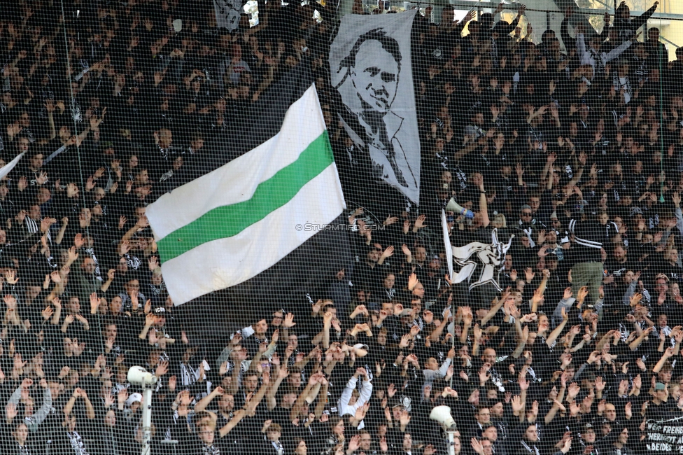 Sturm Graz - Austria Wien
Oesterreichische Fussball Bundesliga, 12. Runde, SK Sturm Graz - FK Austria Wien,  Stadion Liebenau Graz, 29.10.2023. 

Foto zeigt Fans von Sturm
