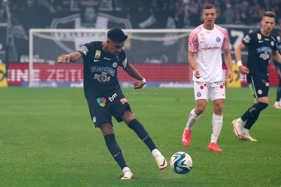 Sturm Graz - Austria Wien
Oesterreichische Fussball Bundesliga, 12. Runde, SK Sturm Graz - FK Austria Wien,  Stadion Liebenau Graz, 29.10.2023. 

Foto zeigt Manprit Sarkaria (Sturm)
