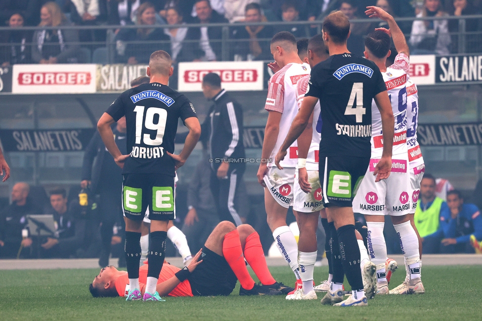 Sturm Graz - Austria Wien
Oesterreichische Fussball Bundesliga, 12. Runde, SK Sturm Graz - FK Austria Wien,  Stadion Liebenau Graz, 29.10.2023. 

Foto zeigt Schiedsrichter Alan Kijas
