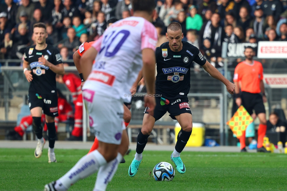 Sturm Graz - Austria Wien
Oesterreichische Fussball Bundesliga, 12. Runde, SK Sturm Graz - FK Austria Wien,  Stadion Liebenau Graz, 29.10.2023. 

Foto zeigt Tomi Horvat (Sturm)
