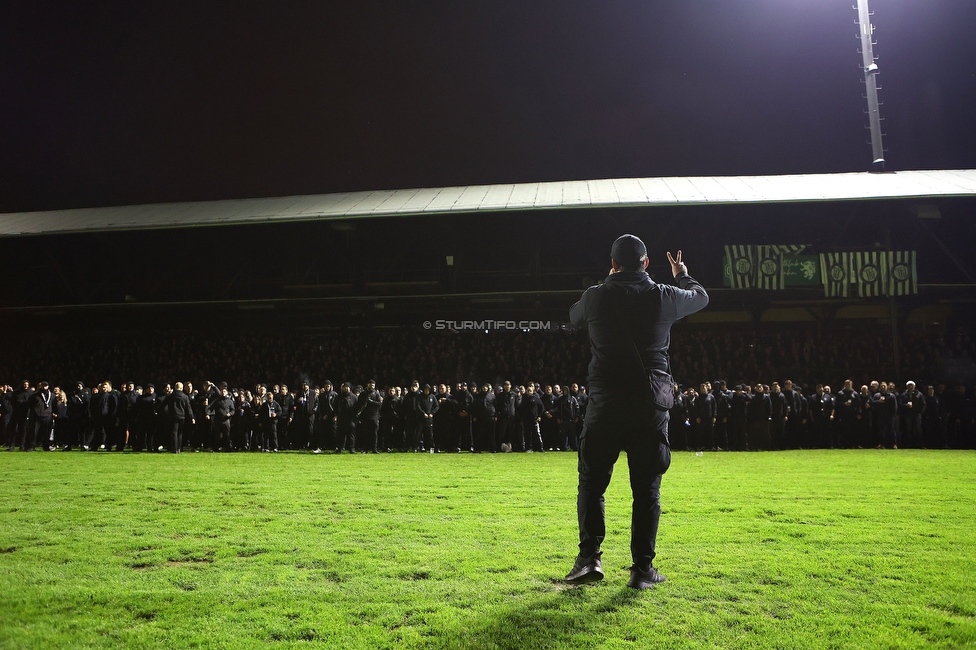 GAK - Sturm Graz
OEFB Cup, 3. Runde, GAK - SK Sturm Graz, Stadion Liebenau Graz, 02.11.2023. 

Foto zeigt Fans von Sturm
