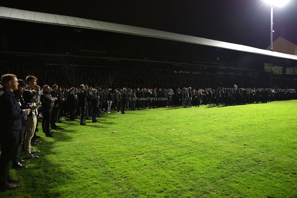 GAK - Sturm Graz
OEFB Cup, 3. Runde, GAK - SK Sturm Graz, Stadion Liebenau Graz, 02.11.2023. 

Foto zeigt Fans von Sturm
