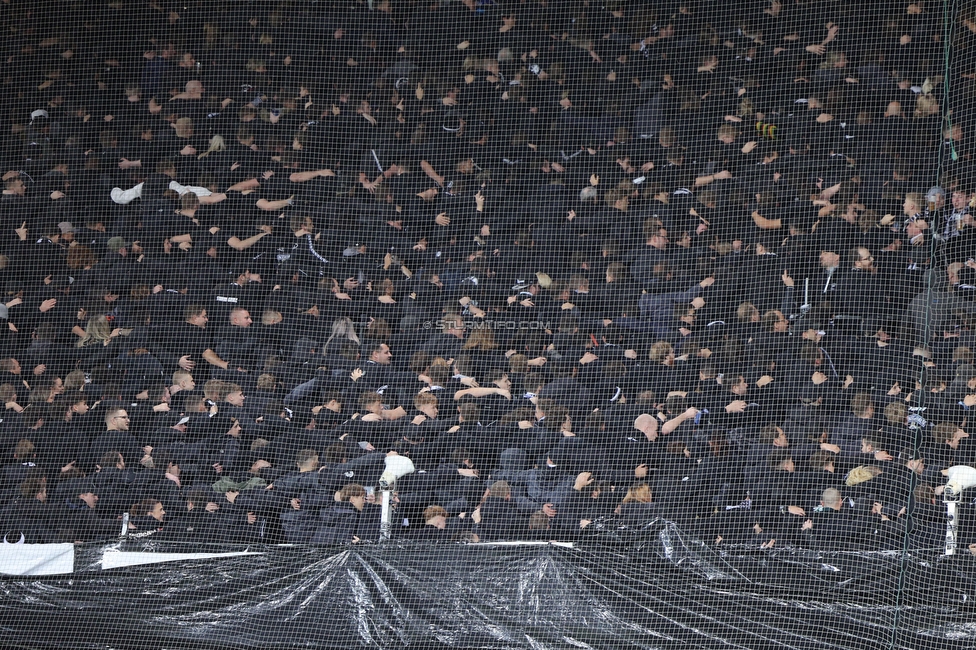 GAK - Sturm Graz
OEFB Cup, 3. Runde, Grazer AK - SK Sturm Graz, Stadion Liebenau Graz, 02.11.2023. 

Foto zeigt Fans von Sturm
