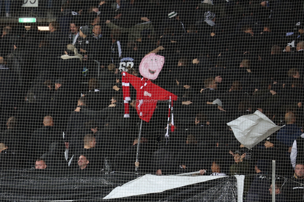 GAK - Sturm Graz
OEFB Cup, 3. Runde, Grazer AK - SK Sturm Graz, Stadion Liebenau Graz, 02.11.2023. 

Foto zeigt Fans von Sturm
