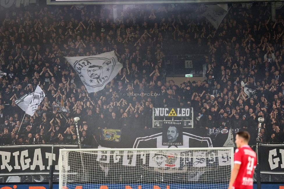 GAK - Sturm Graz
OEFB Cup, 3. Runde, Grazer AK - SK Sturm Graz, Stadion Liebenau Graz, 02.11.2023. 

Foto zeigt Fans von Sturm
