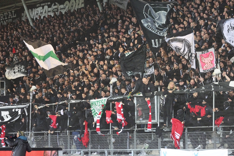 GAK - Sturm Graz
OEFB Cup, 3. Runde, Grazer AK - SK Sturm Graz, Stadion Liebenau Graz, 02.11.2023. 

Foto zeigt Fans von Sturm
