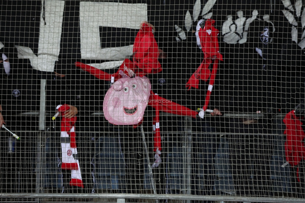 GAK - Sturm Graz
OEFB Cup, 3. Runde, Grazer AK - SK Sturm Graz, Stadion Liebenau Graz, 02.11.2023. 

Foto zeigt Fans von Sturm
