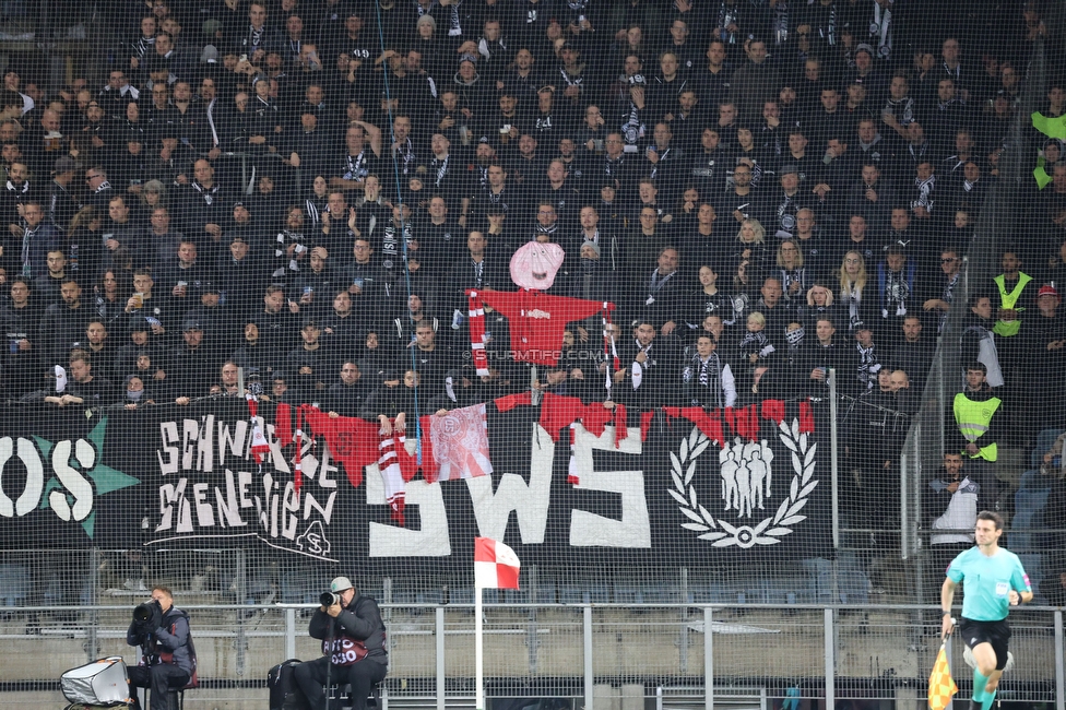 GAK - Sturm Graz
OEFB Cup, 3. Runde, Grazer AK - SK Sturm Graz, Stadion Liebenau Graz, 02.11.2023. 

Foto zeigt Fans von Sturm
Schlüsselwörter: pyrotechnik