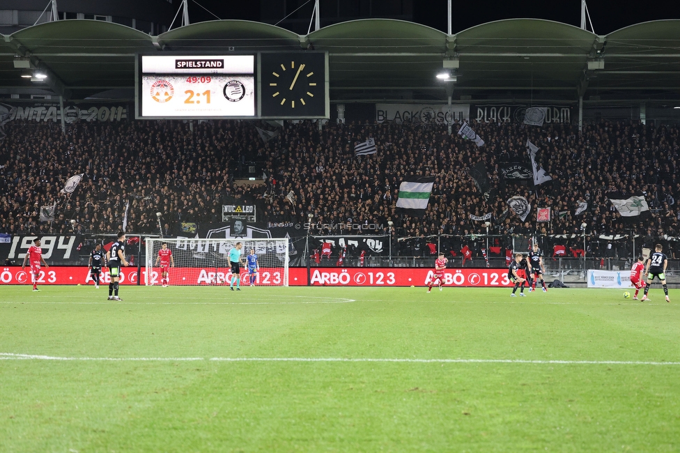 GAK - Sturm Graz
OEFB Cup, 3. Runde, Grazer AK - SK Sturm Graz, Stadion Liebenau Graz, 02.11.2023. 

Foto zeigt Fans von Sturm
Schlüsselwörter: pyrotechnik