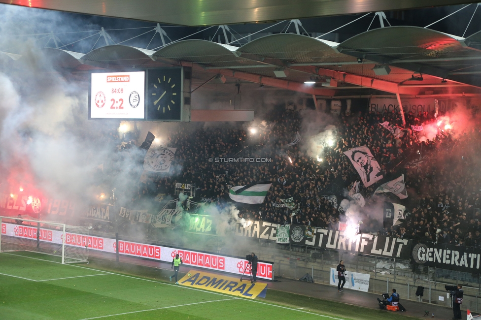 GAK - Sturm Graz
OEFB Cup, 3. Runde, Grazer AK - SK Sturm Graz, Stadion Liebenau Graz, 02.11.2023. 

Foto zeigt Fans von Sturm
