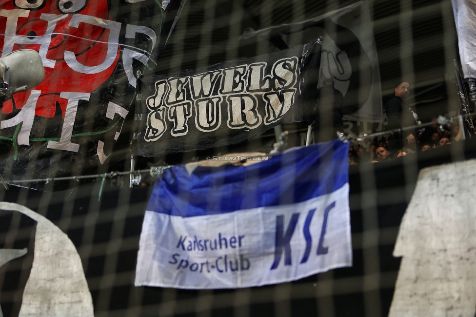 GAK - Sturm Graz
OEFB Cup, 3. Runde, GAK - SK Sturm Graz, Stadion Liebenau Graz, 02.11.2023. 

Foto zeigt Fans von Sturm
