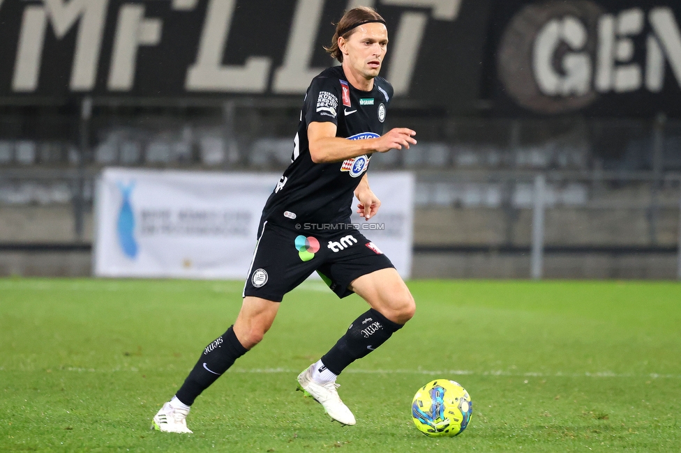 GAK - Sturm Graz
OEFB Cup, 3. Runde, Grazer AK - SK Sturm Graz, Stadion Liebenau Graz, 02.11.2023. 

Foto zeigt Stefan Hierlaender (Sturm)
