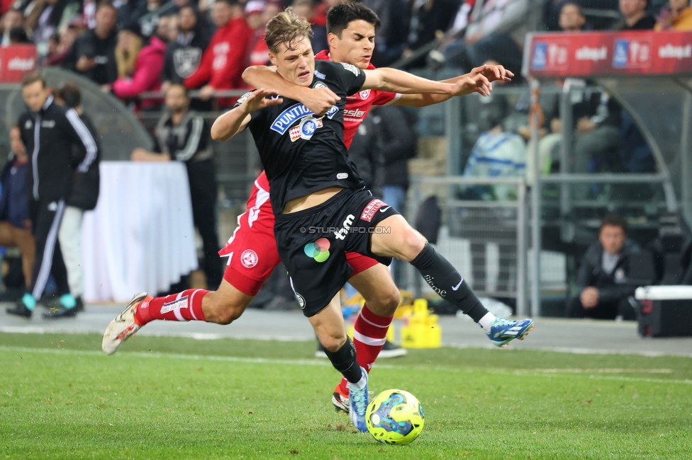 GAK - Sturm Graz
OEFB Cup, 3. Runde, Grazer AK - SK Sturm Graz, Stadion Liebenau Graz, 02.11.2023. 

Foto zeigt Alexander Prass (Sturm)
