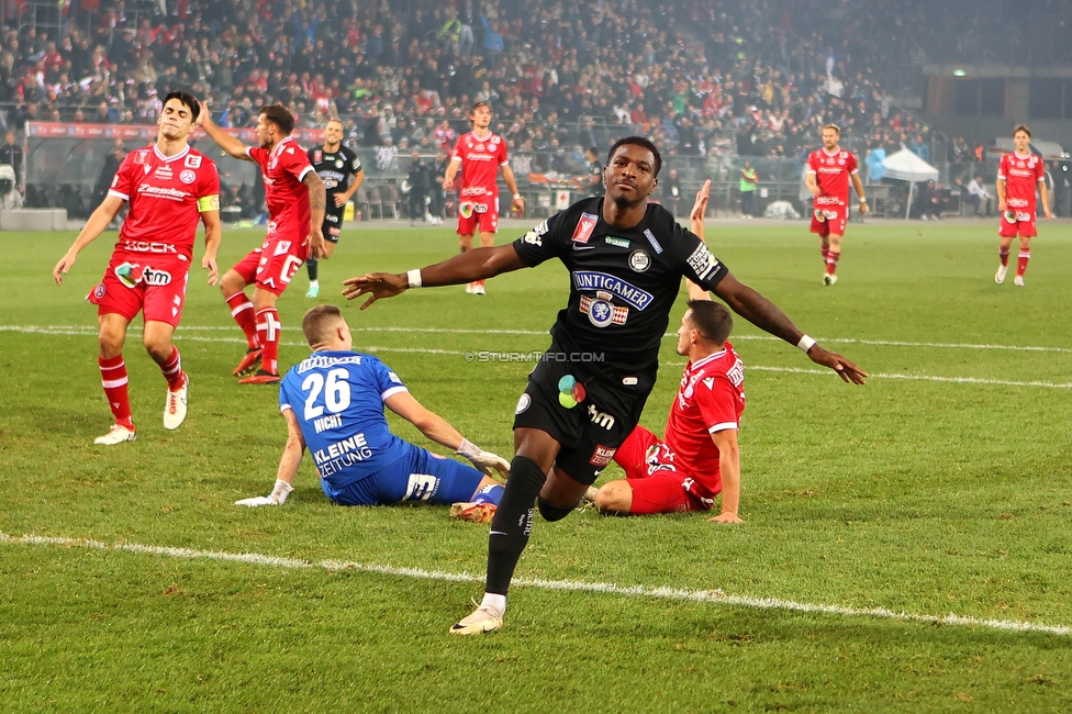 GAK - Sturm Graz
OEFB Cup, 3. Runde, GAK - SK Sturm Graz, Stadion Liebenau Graz, 02.11.2023. 

Foto zeigt Bryan Silva Teixeira Jr. (Sturm)
