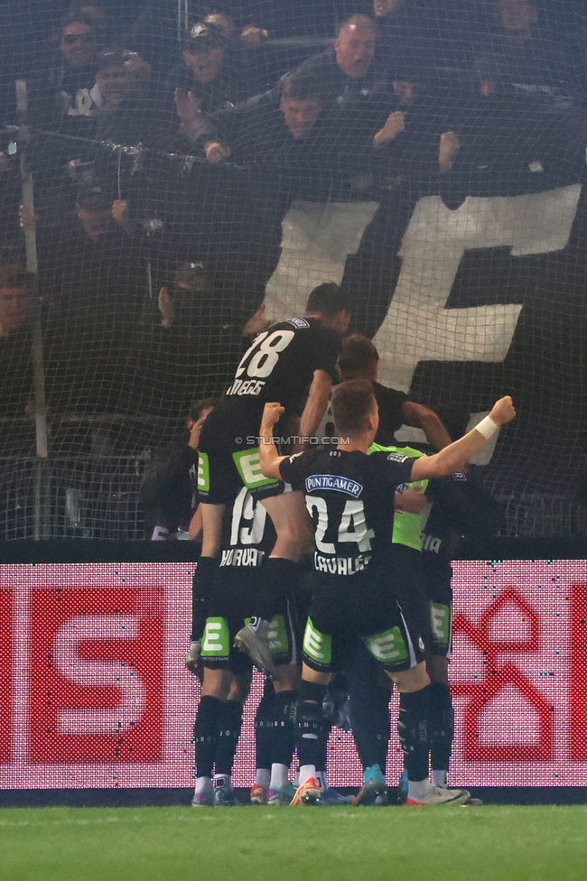 GAK - Sturm Graz
OEFB Cup, 3. Runde, Grazer AK - SK Sturm Graz, Stadion Liebenau Graz, 02.11.2023. 

Foto zeigt die Mannschaft von Sturm
Schlüsselwörter: torjubel