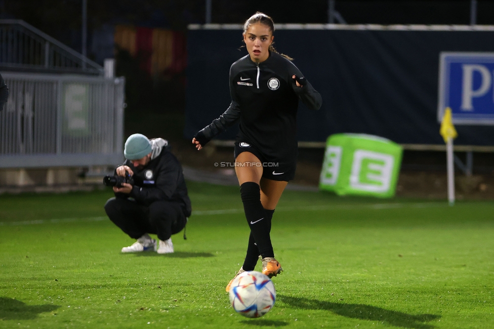 Sturm Damen - Vienna
OEFB Frauen Bundesliga, 8. Runde, SK Sturm Graz Damen - First Vienna FC 1894, Trainingszentrum Messendorf, 04.11.2023. 

Foto zeigt Jasmin Reichmann (Sturm Damen)
