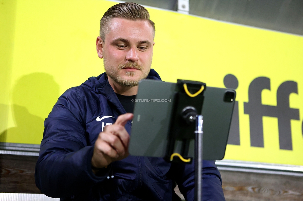 Sturm Damen - Vienna
OEFB Frauen Bundesliga, 8. Runde, SK Sturm Graz Damen - First Vienna FC 1894, Trainingszentrum Messendorf, 04.11.2023. 

Foto zeigt Michael Erlitz (Sportlicher Leiter Sturm Damen)
