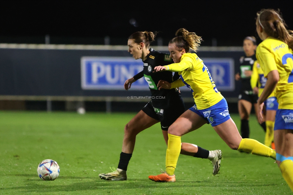 Sturm Damen - Vienna
OEFB Frauen Bundesliga, 8. Runde, SK Sturm Graz Damen - First Vienna FC 1894, Trainingszentrum Messendorf, 04.11.2023. 

Foto zeigt Laura Krumboeck (Sturm Damen)
