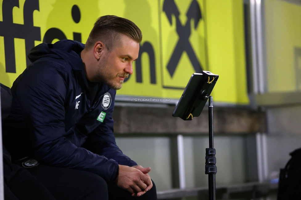 Sturm Damen - Vienna
OEFB Frauen Bundesliga, 8. Runde, SK Sturm Graz Damen - First Vienna FC 1894, Trainingszentrum Messendorf, 04.11.2023. 

Foto zeigt Michael Erlitz (Sportlicher Leiter Sturm Damen)
