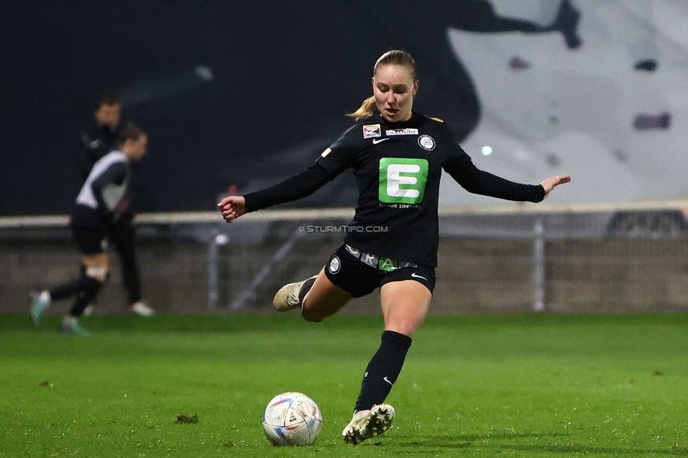 Sturm Damen - Vienna
OEFB Frauen Bundesliga, 8. Runde, SK Sturm Graz Damen - First Vienna FC 1894, Trainingszentrum Messendorf, 04.11.2023. 

Foto zeigt Anna Wirnsberger (Sturm Damen)
