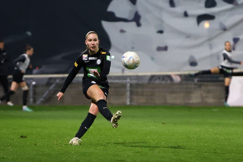 Sturm Damen - Vienna
OEFB Frauen Bundesliga, 8. Runde, SK Sturm Graz Damen - First Vienna FC 1894, Trainingszentrum Messendorf, 04.11.2023. 

Foto zeigt Anna Wirnsberger (Sturm Damen)
