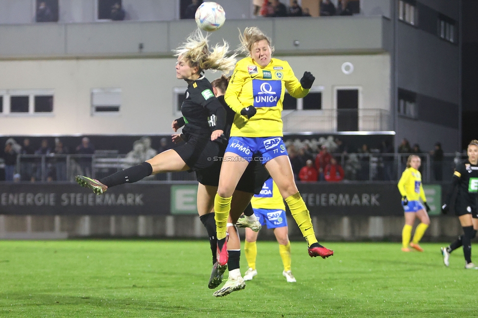 Sturm Damen - Vienna
OEFB Frauen Bundesliga, 8. Runde, SK Sturm Graz Damen - First Vienna FC 1894, Trainingszentrum Messendorf, 04.11.2023. 

Foto zeigt Elena Koessler (Sturm Damen)
