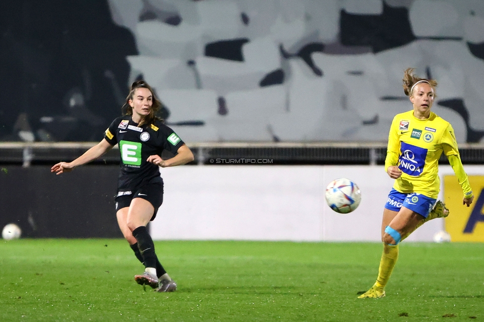 Sturm Damen - Vienna
OEFB Frauen Bundesliga, 8. Runde, SK Sturm Graz Damen - First Vienna FC 1894, Trainingszentrum Messendorf, 04.11.2023. 

Foto zeigt Linda Mittermair (Sturm Damen)
