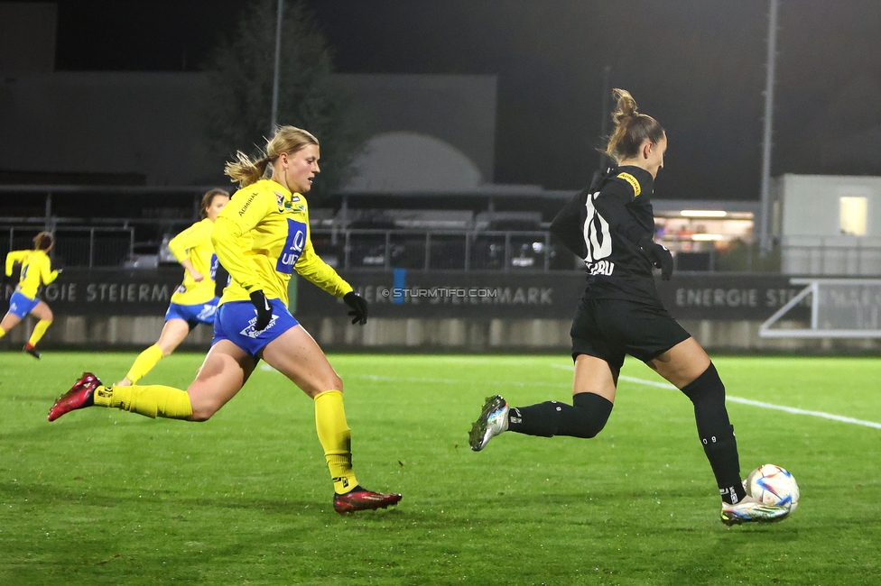 Sturm Damen - Vienna
OEFB Frauen Bundesliga, 8. Runde, SK Sturm Graz Damen - First Vienna FC 1894, Trainingszentrum Messendorf, 04.11.2023. 

Foto zeigt Andrea Glibo (Sturm Damen)
