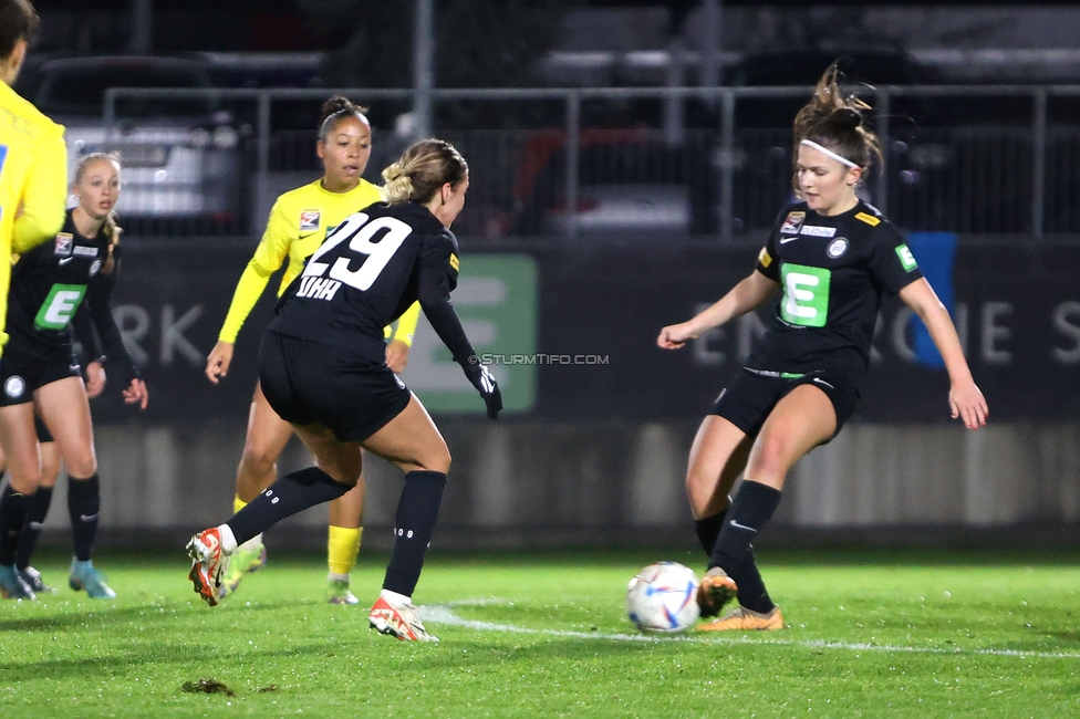 Sturm Damen - Vienna
OEFB Frauen Bundesliga, 8. Runde, SK Sturm Graz Damen - First Vienna FC 1894, Trainingszentrum Messendorf, 04.11.2023. 

Foto zeigt Marie Spiess (Sturm Damen)
