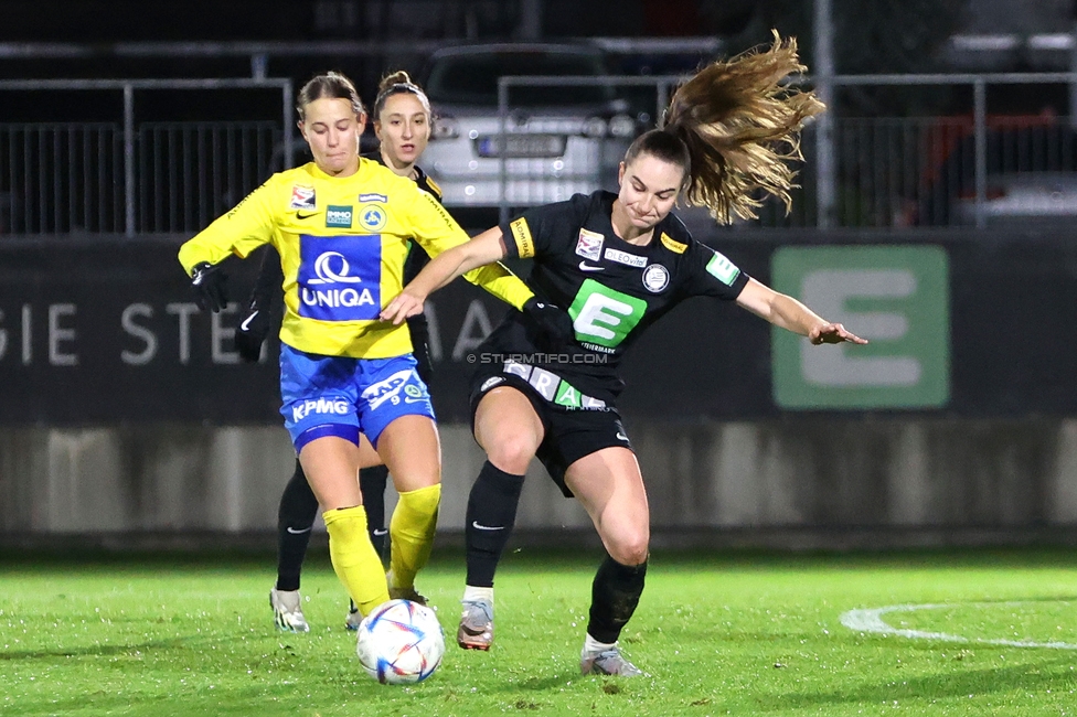 Sturm Damen - Vienna
OEFB Frauen Bundesliga, 8. Runde, SK Sturm Graz Damen - First Vienna FC 1894, Trainingszentrum Messendorf, 04.11.2023. 

Foto zeigt Linda Mittermair (Sturm Damen)
