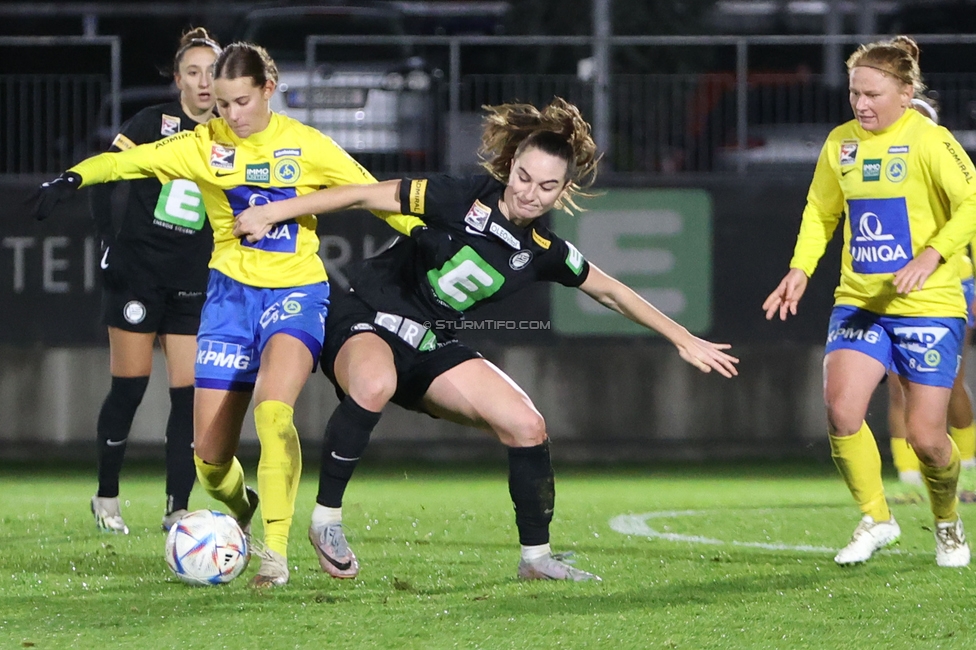 Sturm Damen - Vienna
OEFB Frauen Bundesliga, 8. Runde, SK Sturm Graz Damen - First Vienna FC 1894, Trainingszentrum Messendorf, 04.11.2023. 

Foto zeigt Linda Mittermair (Sturm Damen)
