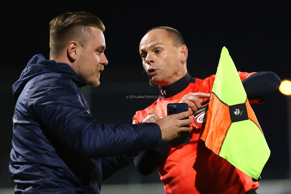 Sturm Damen - Vienna
OEFB Frauen Bundesliga, 8. Runde, SK Sturm Graz Damen - First Vienna FC 1894, Trainingszentrum Messendorf, 04.11.2023. 

Foto zeigt Michael Erlitz (Sportlicher Leiter Sturm Damen)
