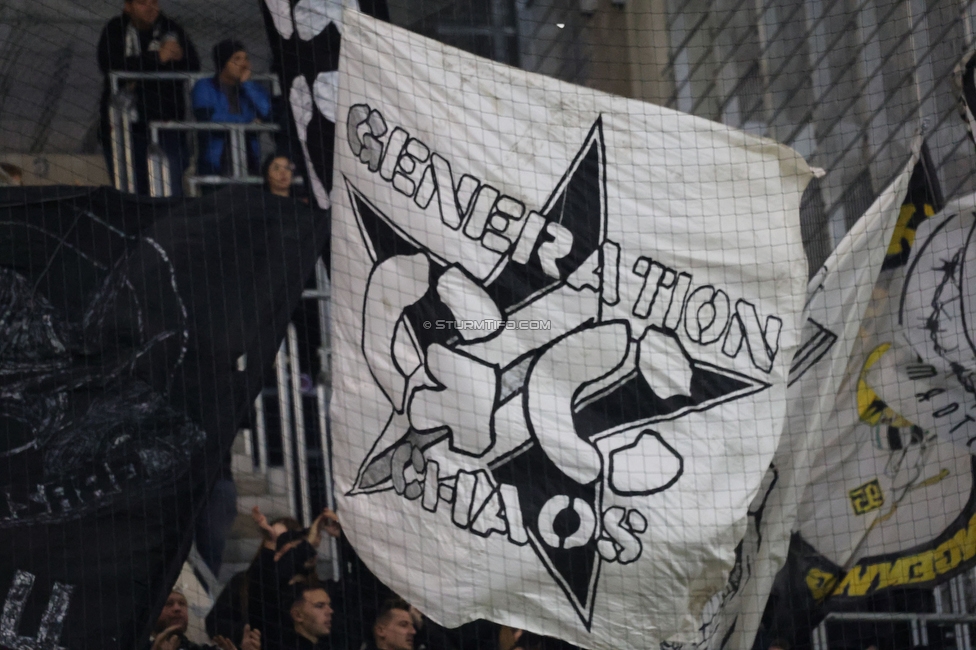 LASK - Sturm Graz
Oesterreichische Fussball Bundesliga, 13. Runde, LASK - SK Sturm Graz, Linzer Stadion  05.11.2023. 

Foto zeigt Fans von Sturm
Schlüsselwörter: generationchaos