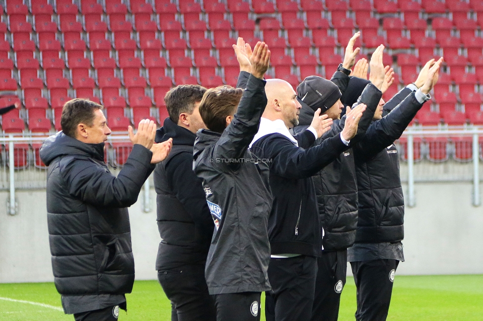 Austria Klagenfurt - Sturm Graz
Oesterreichische Fussball Bundesliga, 14. Runde, SK Austria Klagenfurt - SK Sturm Graz, Woerthersee Stadion, 12.11.2023. 

Foto zeigt Christian Ilzer (Cheftrainer Sturm)
