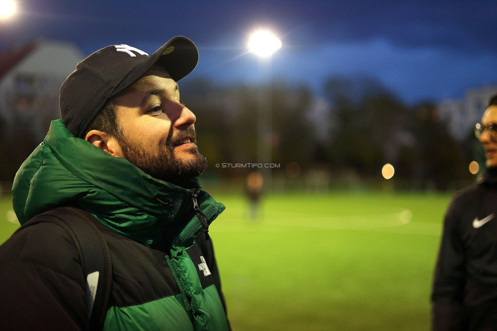 Wiener Sportklub - Sturm Graz Damen
SPORTLAND Niederoesterreich Frauen Cup, Wiener Sportklub - SK Sturm Graz, WSC Trainingszentrum Kunstrasen Wien, 18.11.2023. 

Foto zeigt Thomas Rappold (Sturm Graz Medien)
