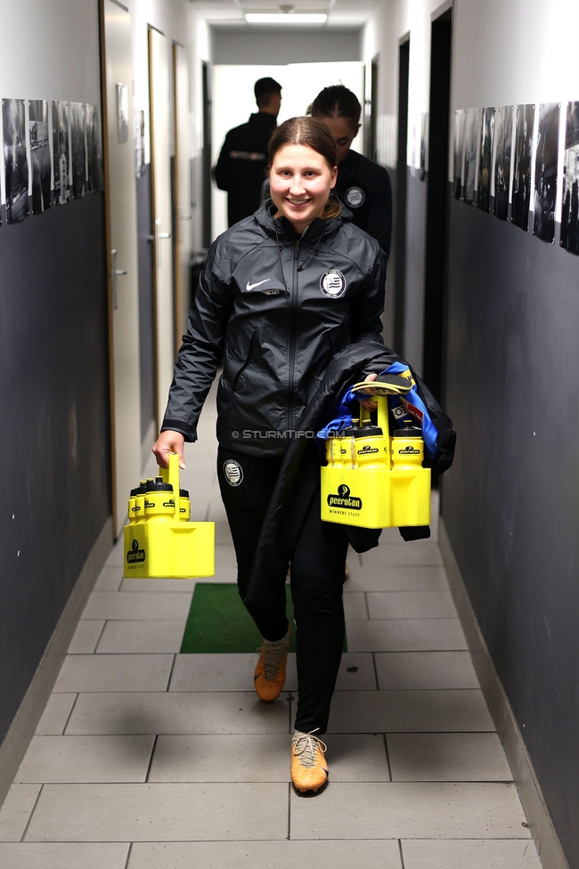 Wiener Sportklub - Sturm Graz Damen
SPORTLAND Niederoesterreich Frauen Cup, Wiener Sportklub - SK Sturm Graz, WSC Trainingszentrum Kunstrasen Wien, 18.11.2023. 

Foto zeigt Tija Sostaric-Karic (Sturm Damen)
