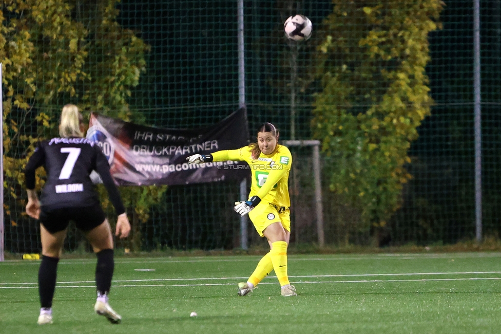 Wiener Sportklub - Sturm Graz Damen
SPORTLAND Niederoesterreich Frauen Cup, Wiener Sportklub - SK Sturm Graz, WSC Trainingszentrum Kunstrasen Wien, 18.11.2023. 

Foto zeigt Mariella El Sherif (Sturm Damen)
