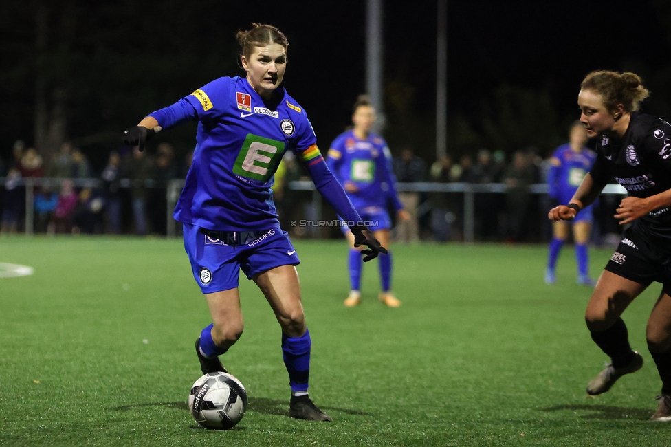 Wiener Sportklub - Sturm Graz Damen
SPORTLAND Niederoesterreich Frauen Cup, Wiener Sportklub - SK Sturm Graz, WSC Trainingszentrum Kunstrasen Wien, 18.11.2023. 

Foto zeigt Sophie Maierhofer (Sturm Damen)
