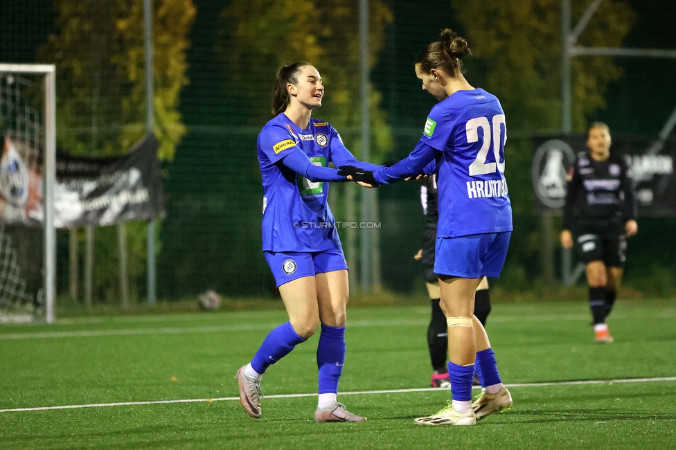 Wiener Sportklub - Sturm Graz Damen
SPORTLAND Niederoesterreich Frauen Cup, Wiener Sportklub - SK Sturm Graz, WSC Trainingszentrum Kunstrasen Wien, 18.11.2023. 

Foto zeigt Linda Mittermair (Sturm Damen)
